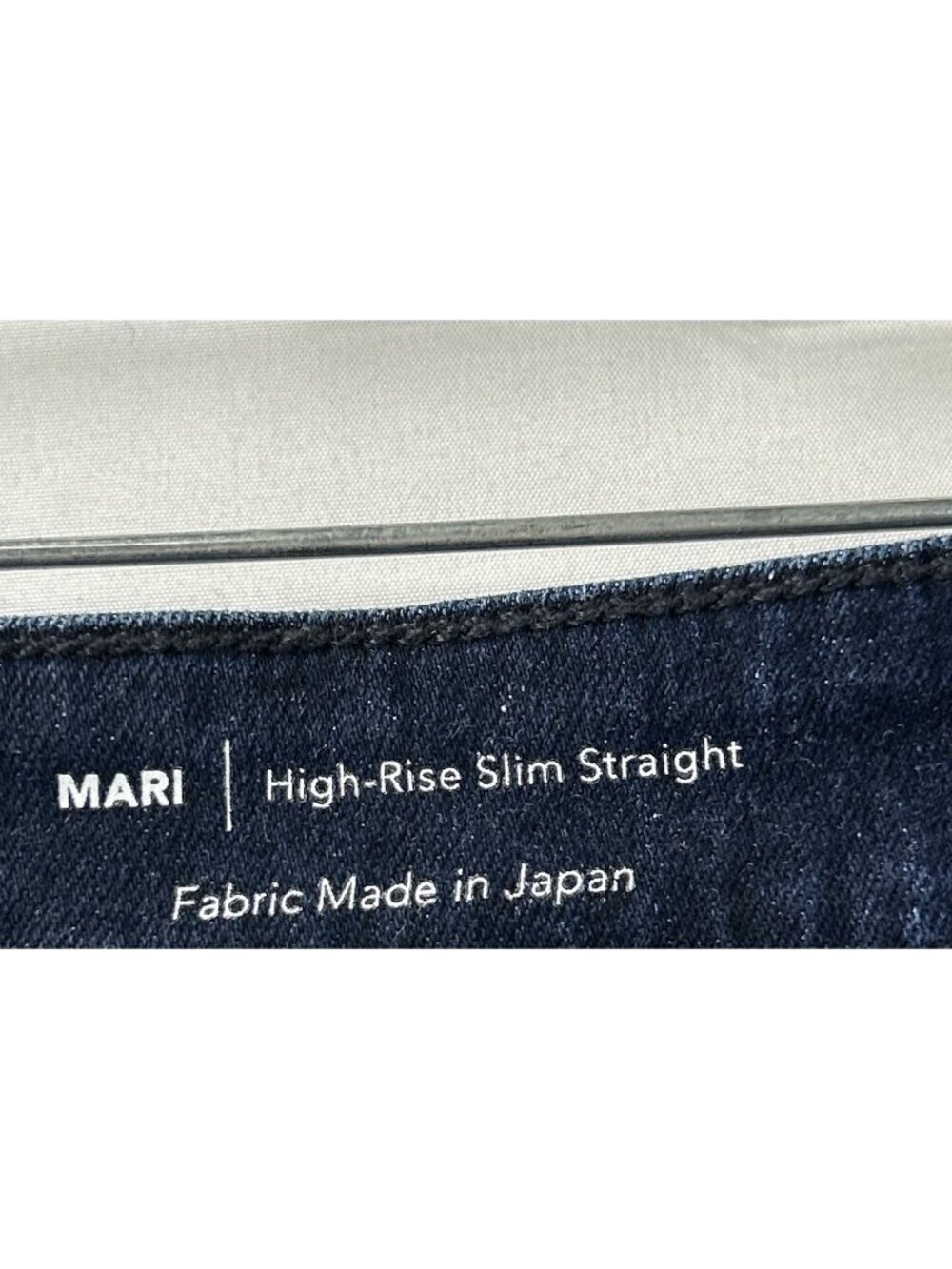 AG Adriano Goldschmied Mari High Rise Slim Straight Jeans Sz 31 Dark Wash Indigo - Picture 9 of 16
